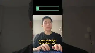 How to build a monthly budget spreadsheet part 1