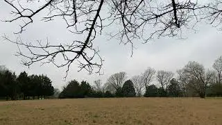 Cloudy day before severe weather, April 4, 2023