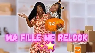 MA FILLE ME RELOOK JE NOTE SON HAUL TEMU 🫣