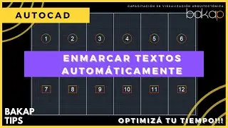 Enmarcar textos automáticamente en Autocad.