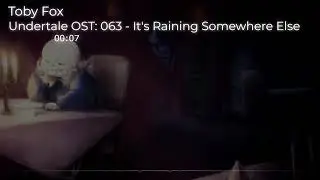 Undertale It's Raining Somewhere Else but its comforting {Slowed+Reverb+Rain}