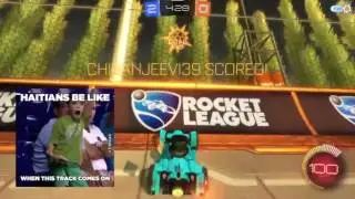 Rocket League funny Goals lucky Goals Awesome Goals and Goal Celebrations