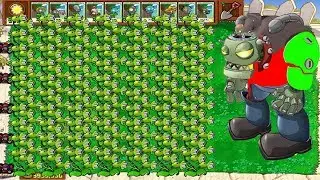 Plants vs Zombies Epic Hack - Threepeater vs Dr. zomboss