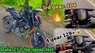 ktm duke 250 top speed | ktm duke 250 bs6 top speed | 1 ,2 ,3 ,4.. top speed kitna jati hai #duke250