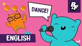 Learn English with BASHO & FRIENDS | Dance With Your Body Brain Break for Kids