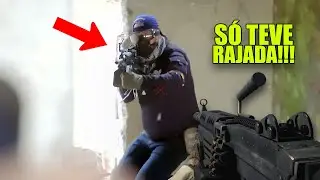 SUPORTE M249 CONTRA 200 INIMIGOS!  Airsoft Gameplay