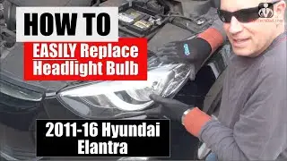 How to Easily Replace 2013 Hyundai Headlight Bulbs (Driver & Passenger) | DIY / How To