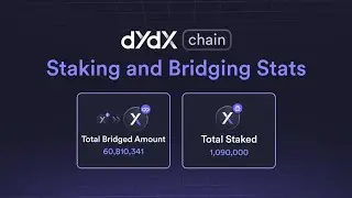 We will walk you through how to bridge on the dYdX chain And Stake with us ❤‍🔥