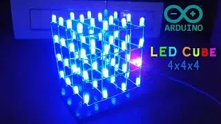 4*4*4 led cube using arduino uno