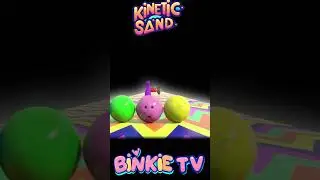Learn Colors With Kinetic Sand Bowling Ball Cosmic Adventure  #kineticsand