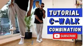How to C-Walk - Doing a combination! #tutorial #cwalk #howto #dance