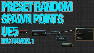 UE5 Preset Random Spawn Points for Items, Powerups, Weapons