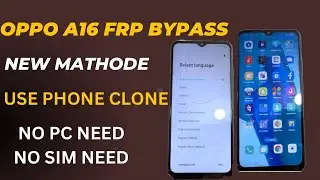 OPPO A16 FRP BYPASS WITHOUT COMPUTER GOOGLE ACCOUNT BYPASS