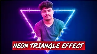 Picsart Neon Triangle || Picsart Editing Tutorial || Neon Outline Effect || Zoobii Editz