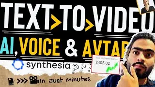 How To Make Video With AI Voice and AI Face in 2024 | Synthesia.io Tutorial, Script to video With AI