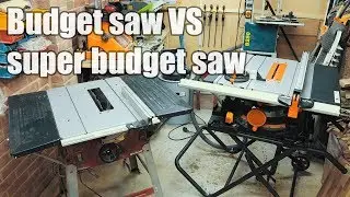 Budget table saw vs super budget table saw - Evolution vs Einhell