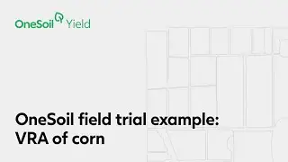 OneSoil field trial example: variable-rate application of corn