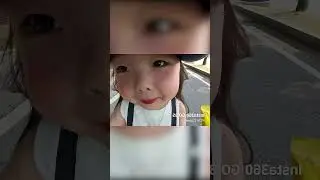 They put a camera on this little girl's head ❤️