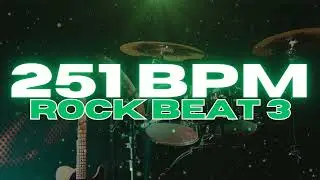 251 BPM - Rock Drum Beat - Loop 3