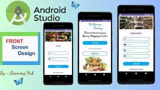 Log & Registration Front Screen Designing in Urdu/Hindi Part-1