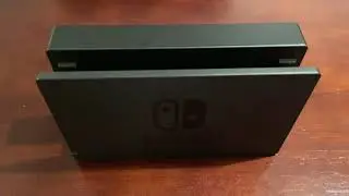 Putting a snes cartridge in switch dock