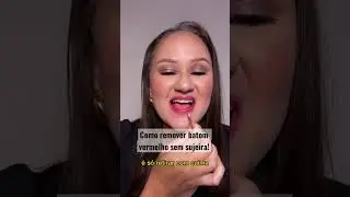 Como remover batom vermelho da sua cliente! Ig @jackiemaquia