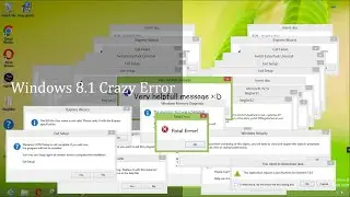 Windows 8 build 9200 Crazy Error! | 720p60