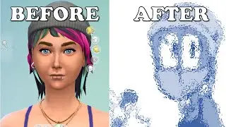 REDESIGNING MY SIMS AS TOONS - Melanie and Maura Mullins
