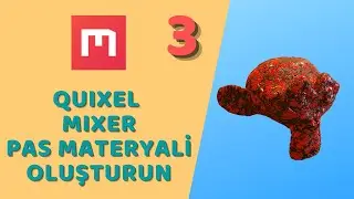 Quixel Mixer - Blender İçin Pas Materyali Oluşturun