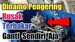 MUDAH !!! Ganti Dinamo Pengering Mesin Cuci Aqua 2 Tabung