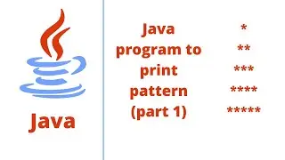 Java program to print pattern (part 1)