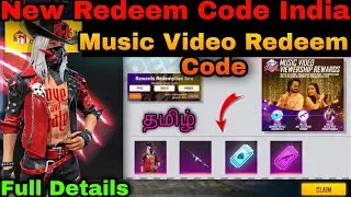 Redeem Code freefire India Kill Chori Music Video Redeem code Freefire new Redeem Code in Tamil