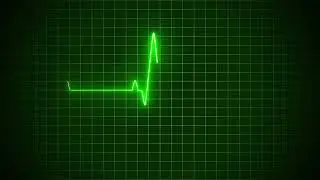 Heart Beat Glowing Line Free Video