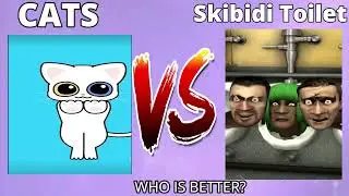 SKIBIDI TOILET???Toca Toca Anime Dance BATTLE | CATS VS Skibidi Toilet