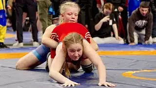 U15 Anastasija Bogdanovica (LAT) vs Tove Sandvall (SWE) 66kg. Women girls youth wrestling.