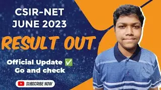 CSIR NET : RESULT DECLARED 🔥| CSIR NET Cut off and Final results announced | CSIR NET June 2023
