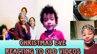 vlogmas no.3. Reacting to our old videos on Christmas eve,merry Christmas family.