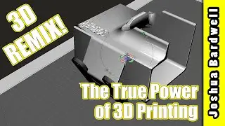 Using Meshmixer to remix two 3D objects from Thingiverse