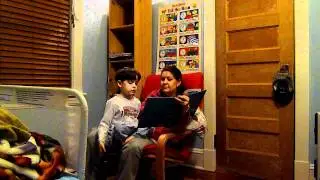 Rory & Mom reading a story