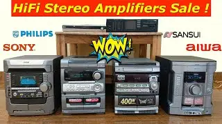 Amplifiers Sale..! | Sony Philips Aiwa Sansui