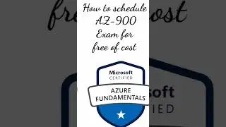 How to schedule a AZ-900 exam for free of cost 