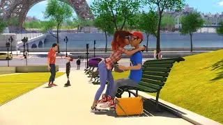 Miraculous Ladybug All kisses on the mouth (Adrienette, Ladynoir, Myvan, DjWifi)