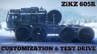 ZiKZ 605R Customization And Test Drive | SnowRunner