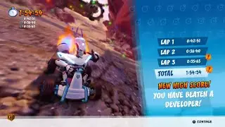 Out of Time - Developer Time Beaten!! - CTR Nitro-Fueled