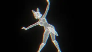 re-upload [BlenderxMMD] Mangle particle hologram