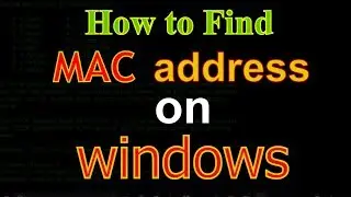 how to find mac address on laptop | Find MAC address on windows 10 | find mac address windows
