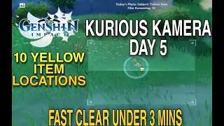 Genshin Impact Kurious Kamera Day 5 Yellow Item