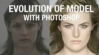 Model Evolution With Makeup And Photoshop