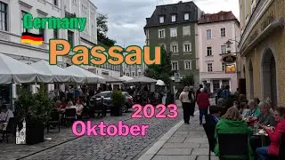 Passau 2023, Walking in Passau Altstadt- Oktober 2023  - 4K- Walking Tour (▶19 min) 