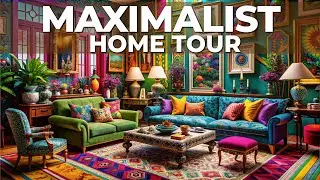 Maximalist Home Tour! Bold Decor and Colorful Spaces – 2024